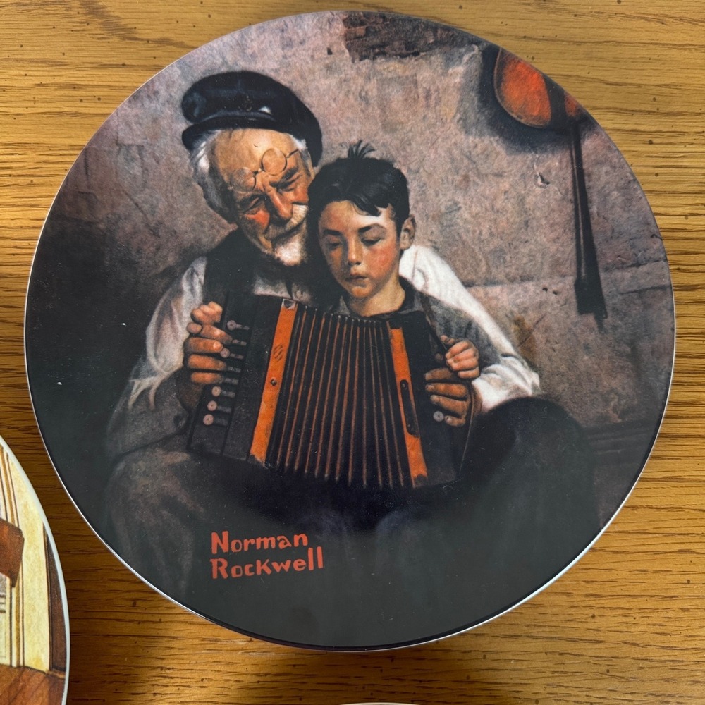 Norman Rockwell Heritage Collection Plates Set of 3‎ 1980s Vintage Gallery Wall - Picture 7 of 9